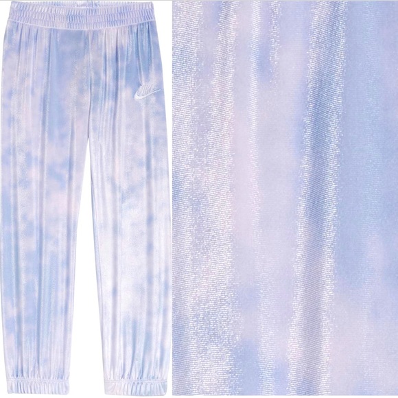 NIKE Girl’s velour jogger goes with sweatshirt NWT - Picture 1 of 5